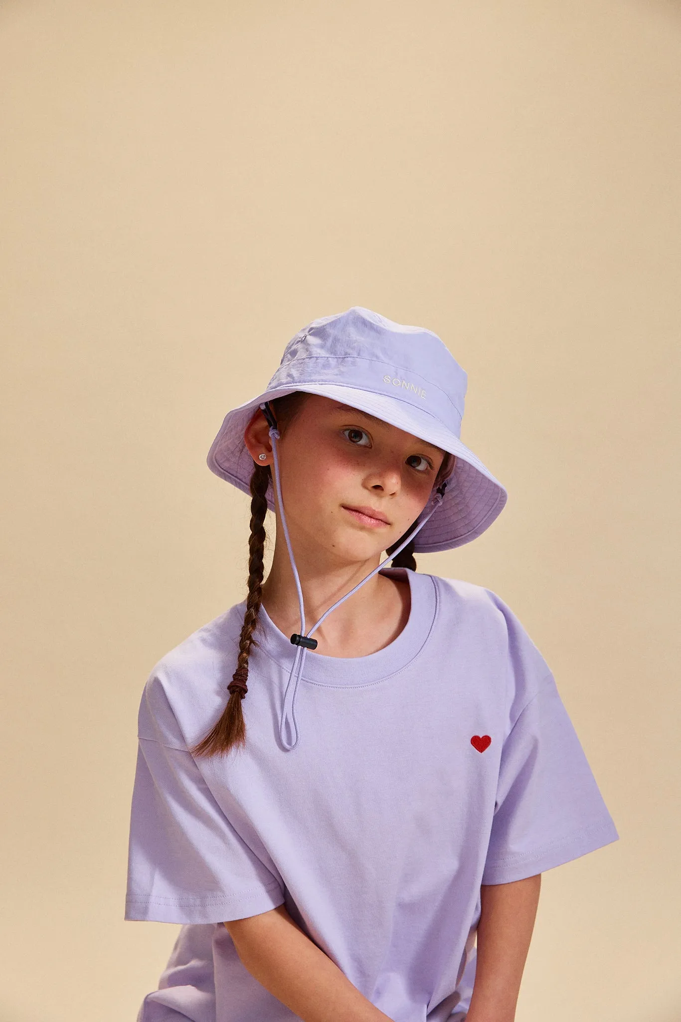 Nylon Bucket Hat || Lilac