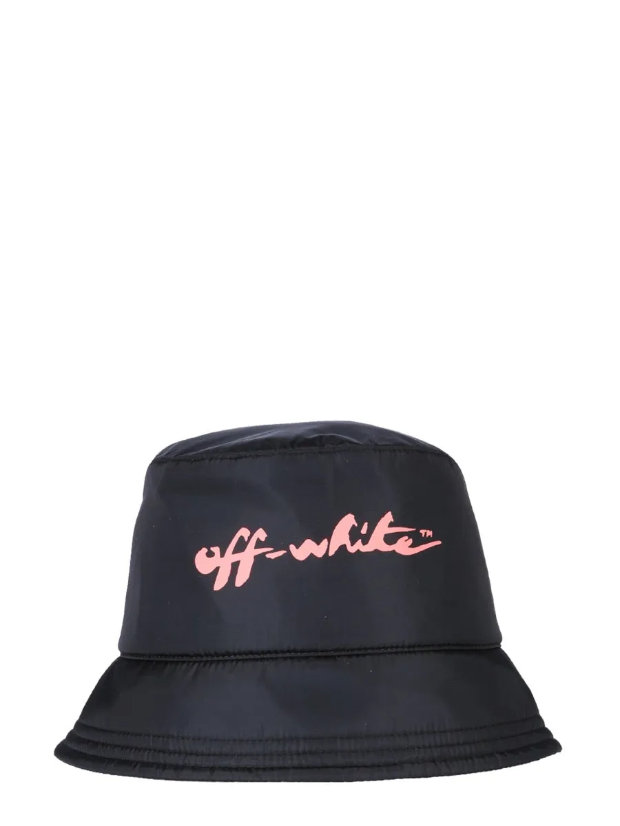 Off-White Logo Printed Bucket Hat