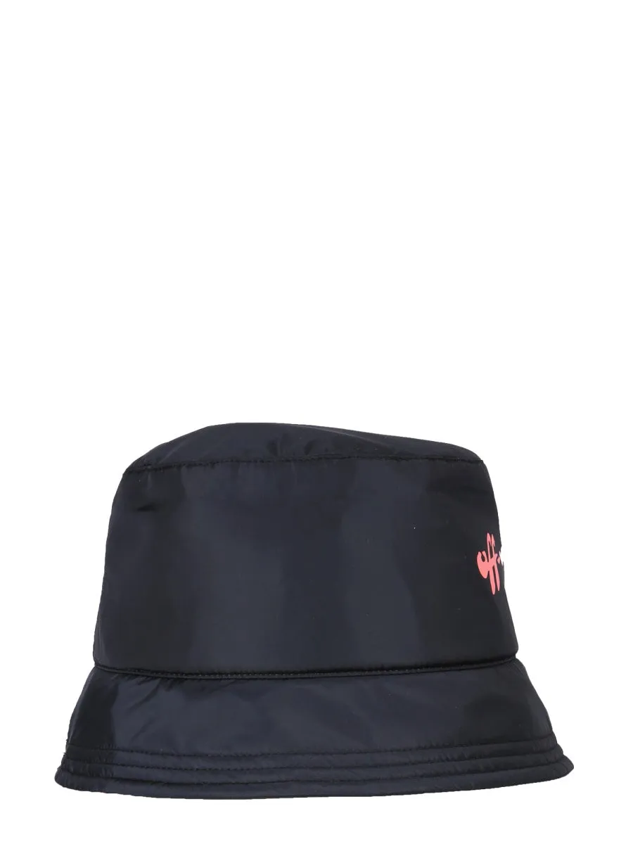 Off-White Logo Printed Bucket Hat