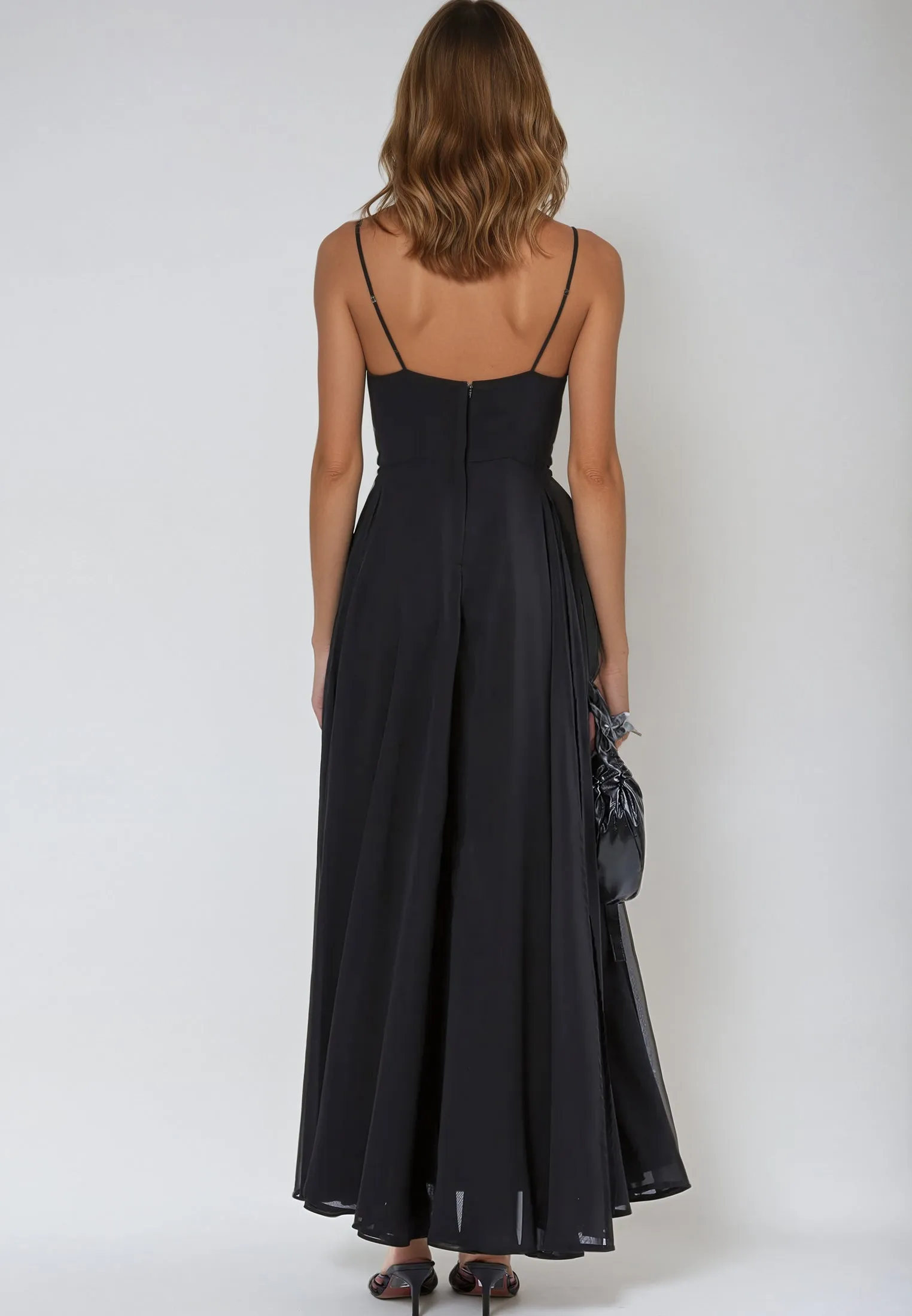 OLSEN MAXI DRESS BLACK