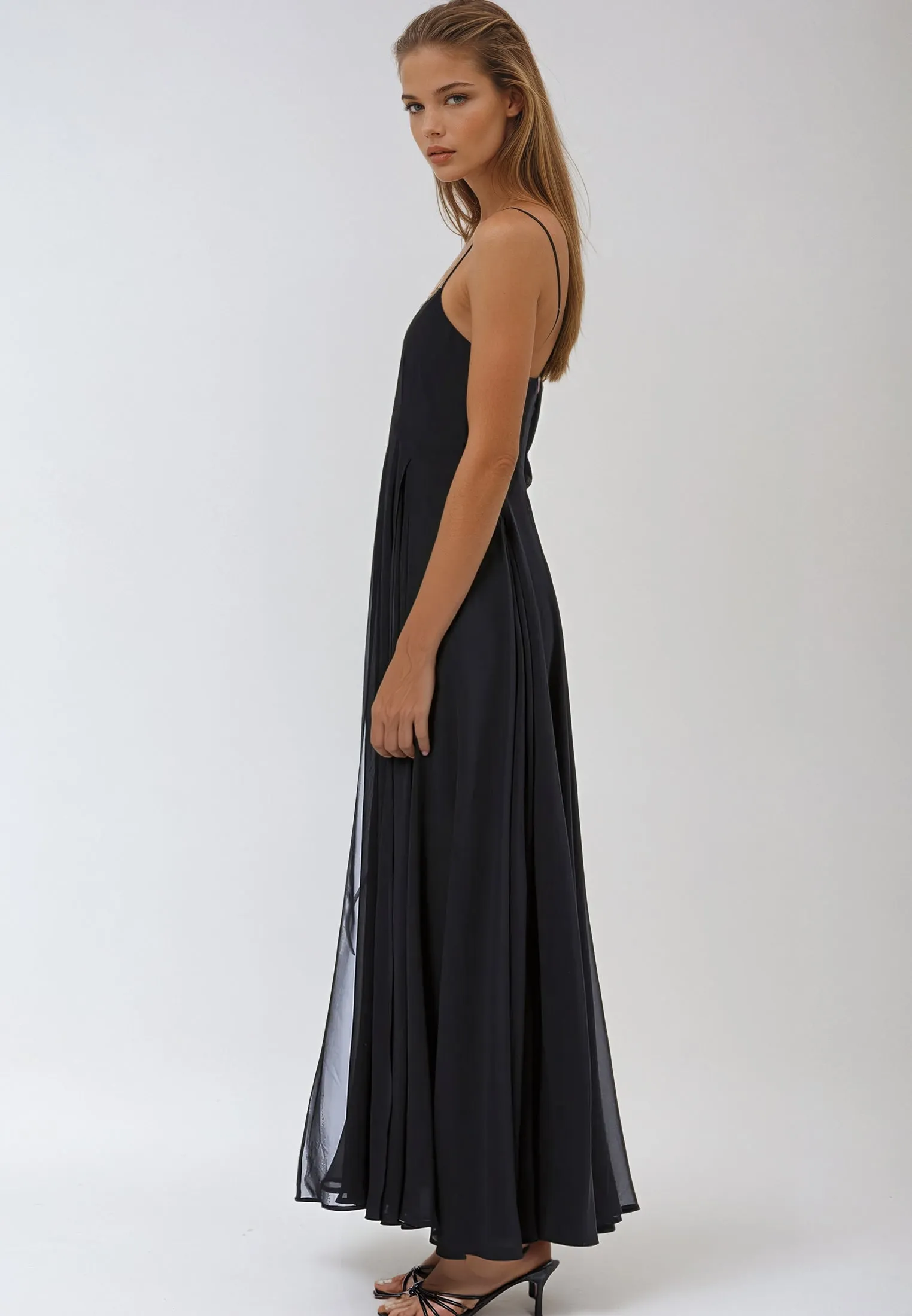 OLSEN MAXI DRESS BLACK