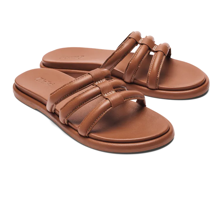 Olukai Tiare Slide Leather Sandals Women's