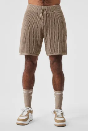 Open-Knit Short - Gravel