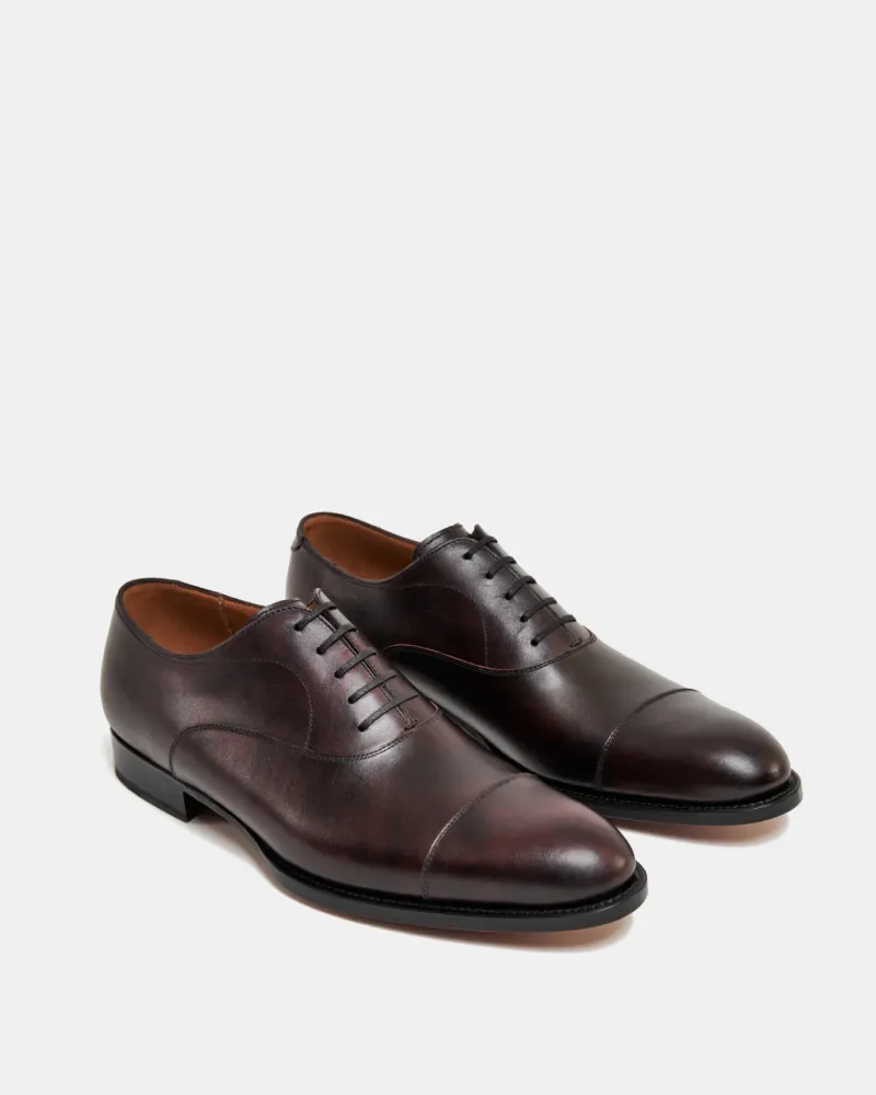 Oxblood Cap Toe Oxford Dress Shoe