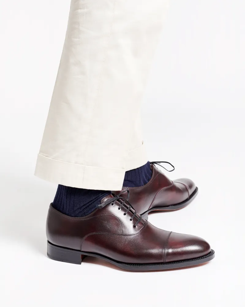 Oxblood Cap Toe Oxford Dress Shoe