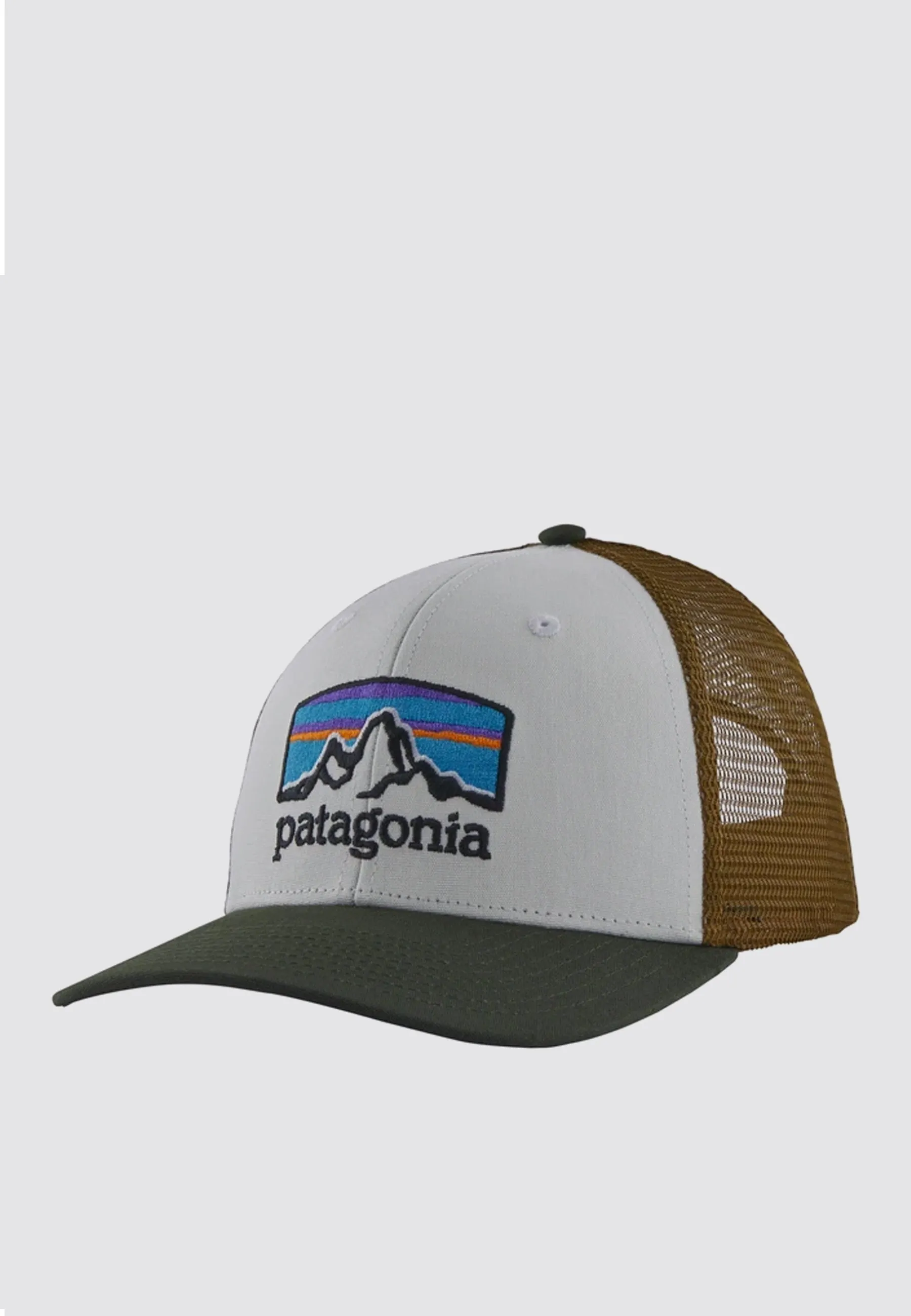 P-6 Logo Trucker Hat - white/palo green