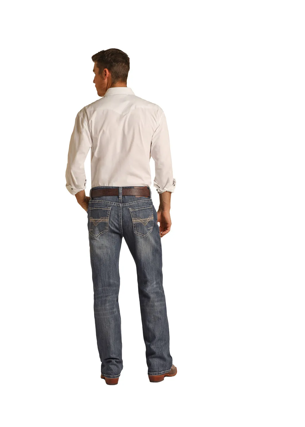 Panhandle Slim Men's Ivory Medium Vintage Reflex Jeans