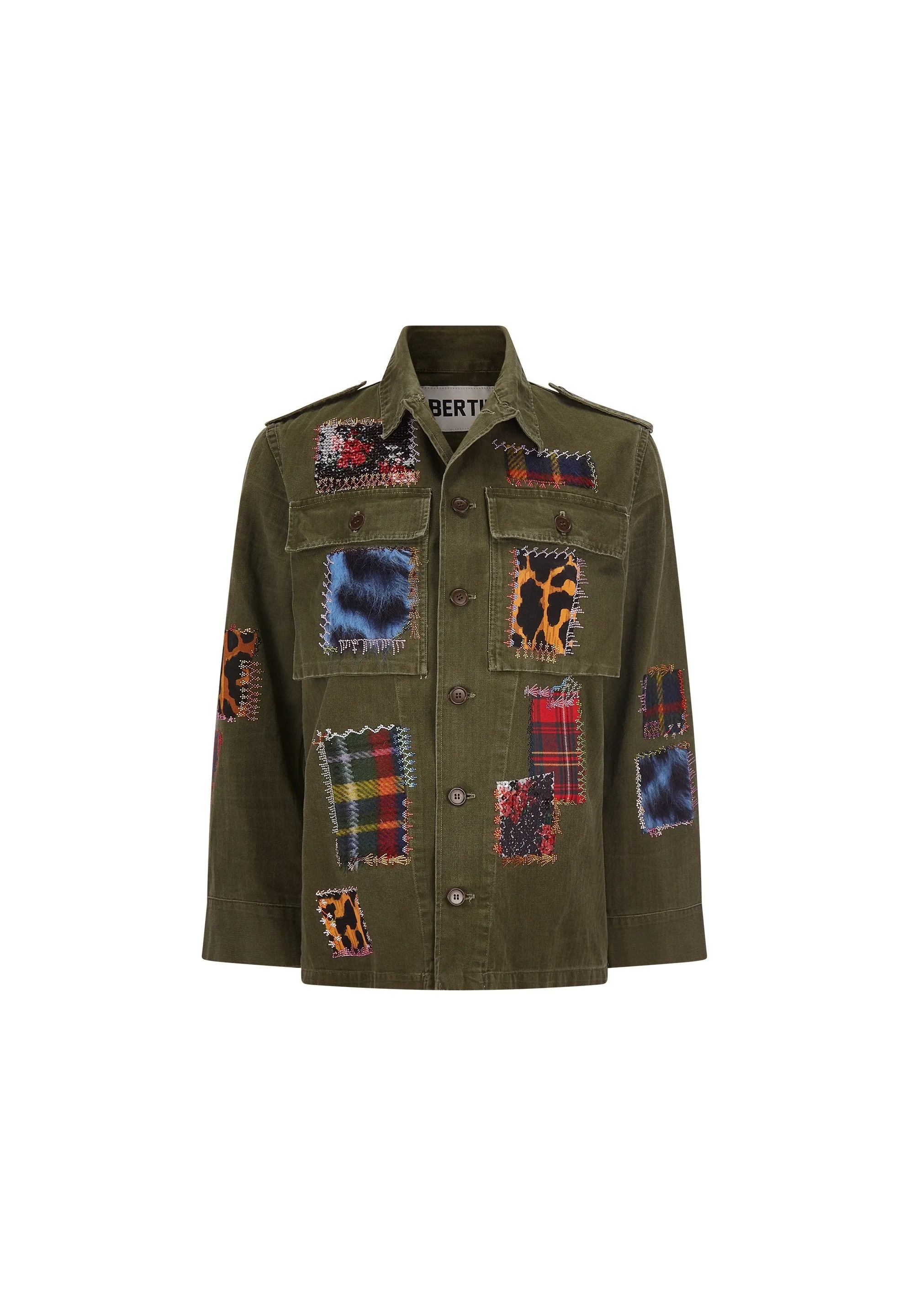 'PATCHWORK' VINTAGE FRENCH MILITARY JACKET