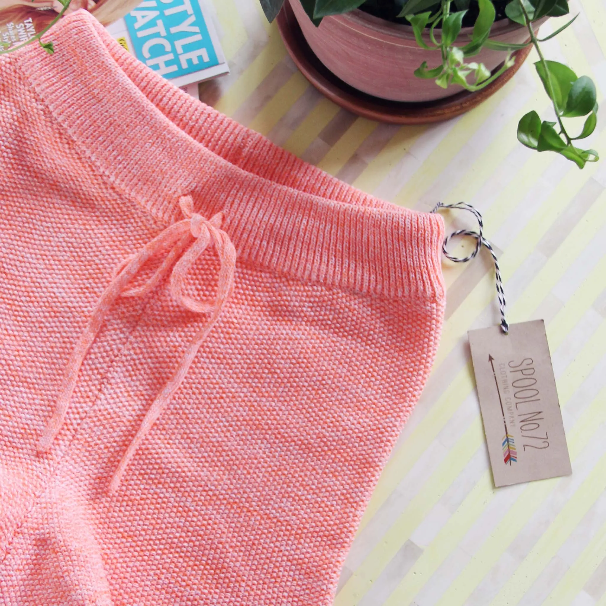 Peachy Knit Lounge Shorts