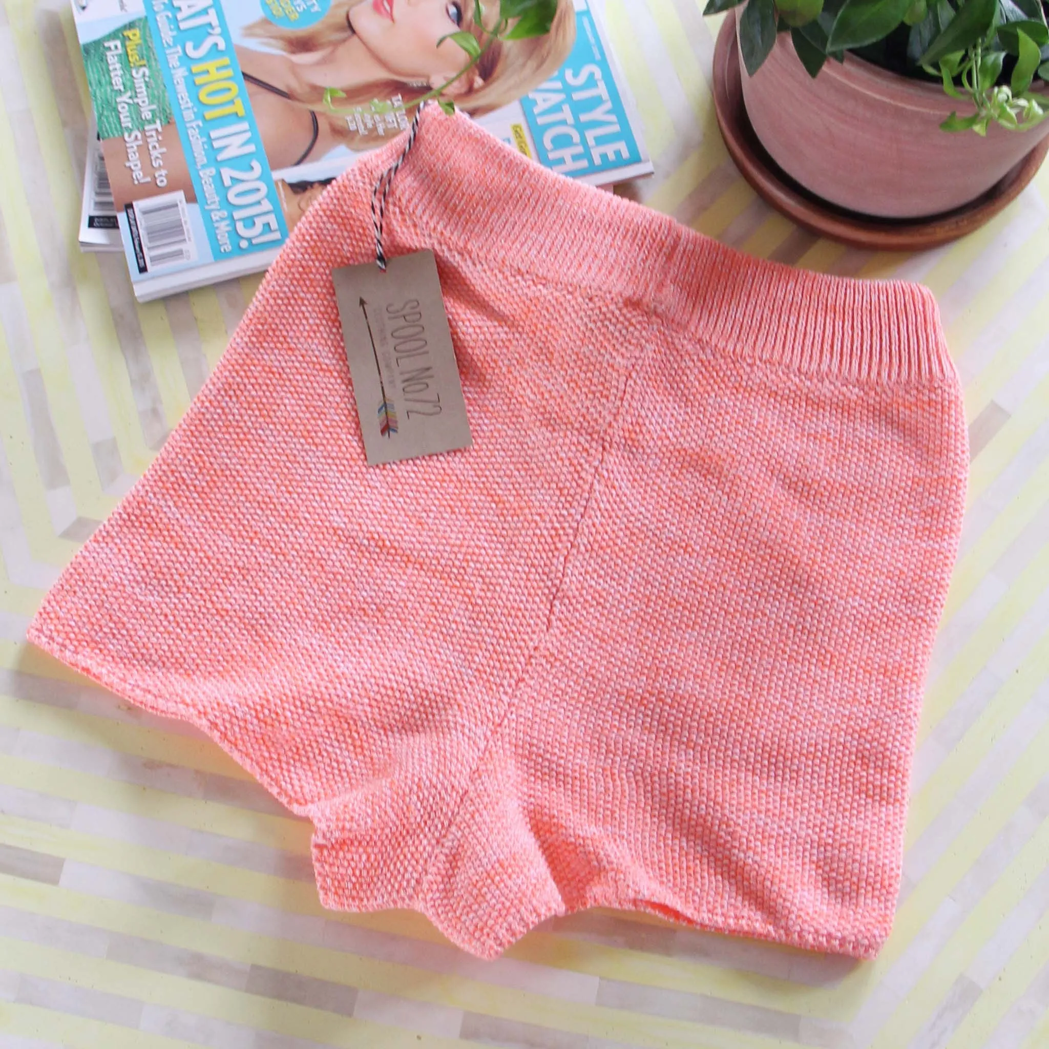 Peachy Knit Lounge Shorts