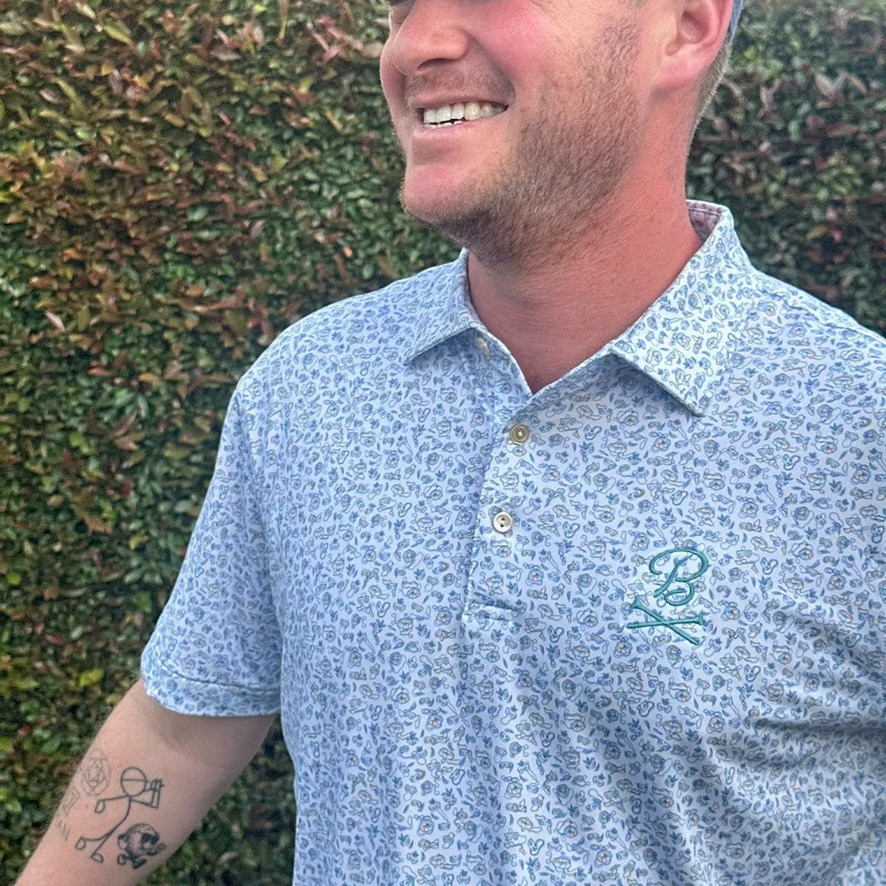 Peter Millar x Barstool Golf Fat Tuesday Performance Jersey Polo