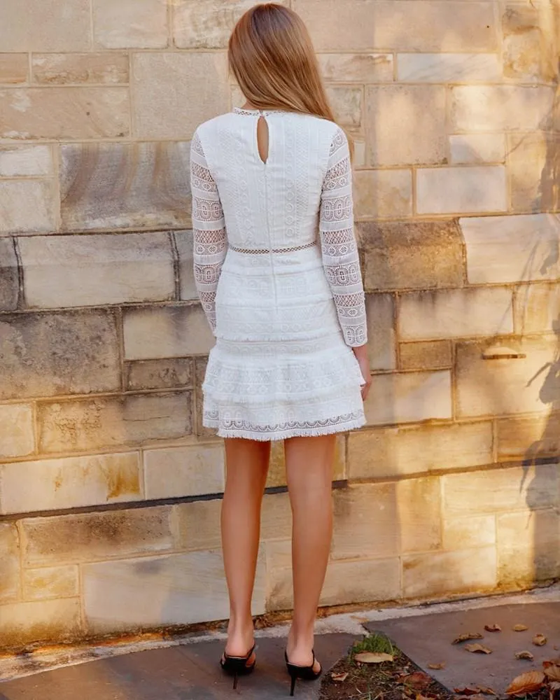 White Phoebe Dress