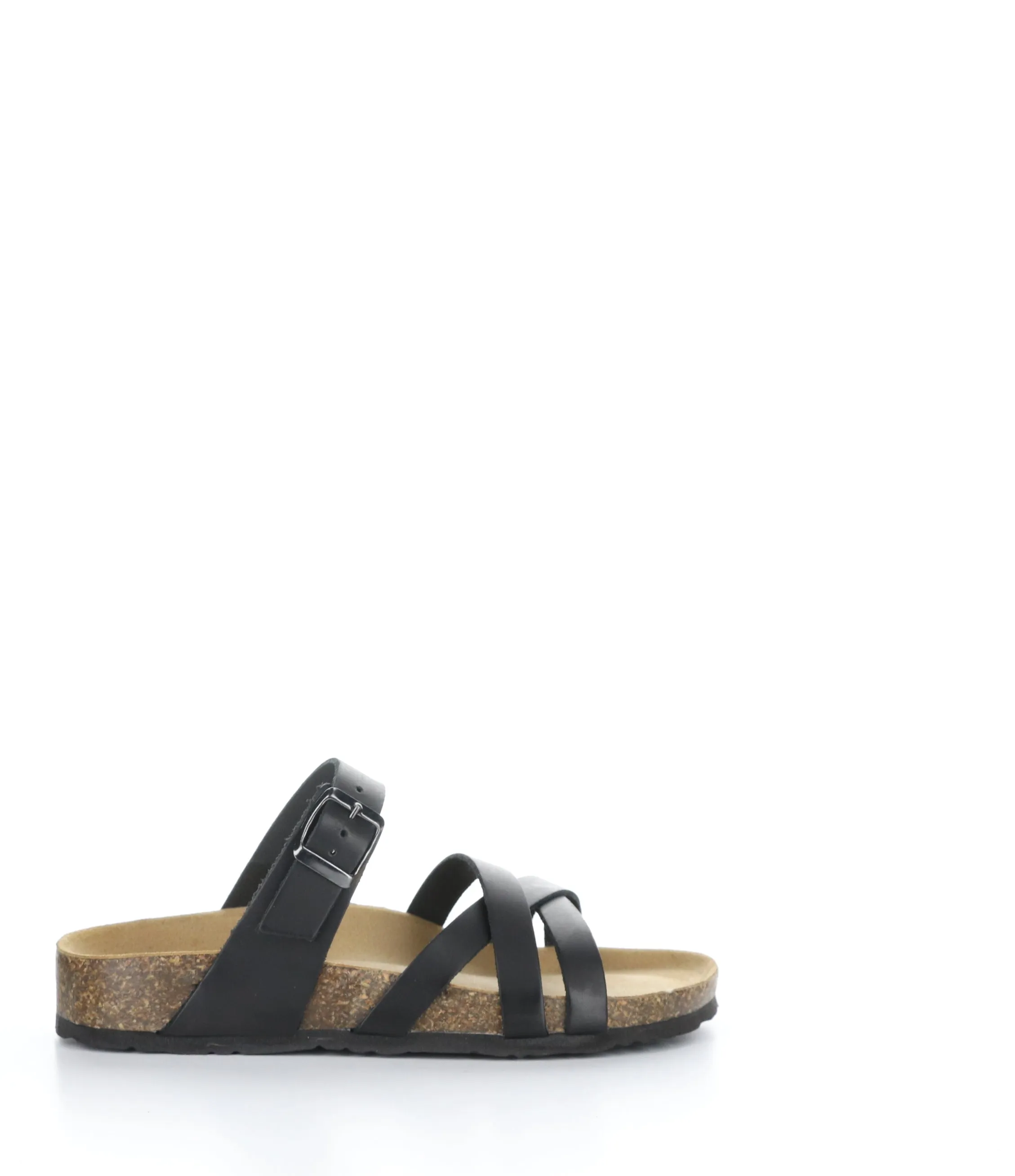 PISCES BLACK Women's Strappy Sandals