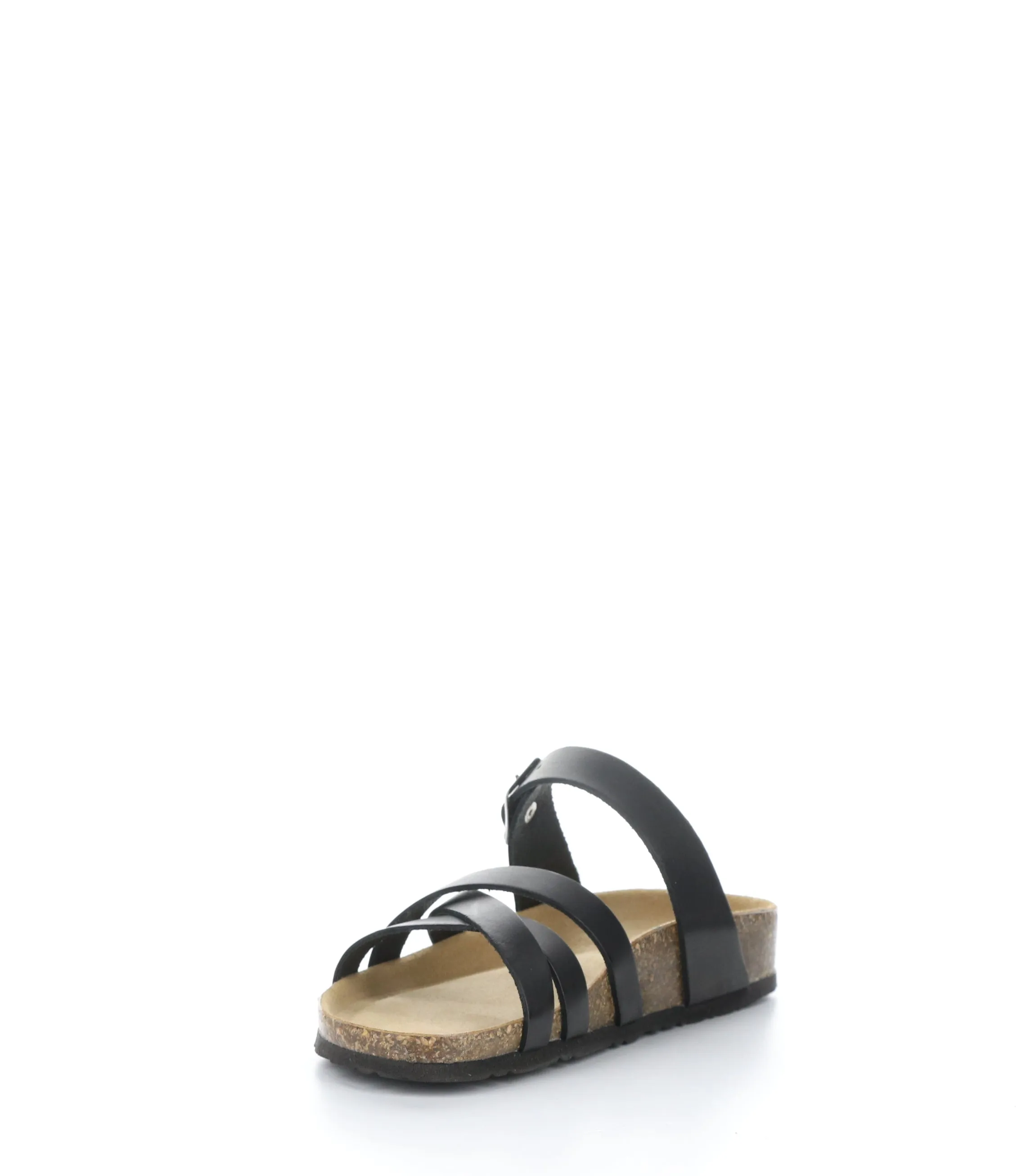 PISCES BLACK Women's Strappy Sandals