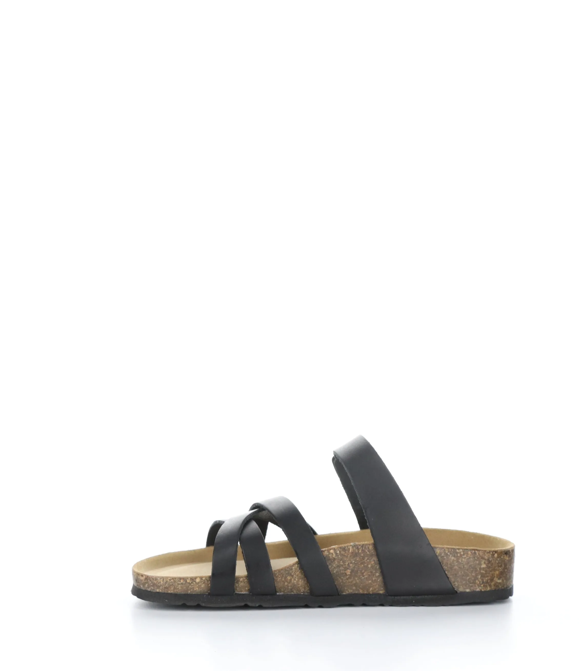 PISCES BLACK Women's Strappy Sandals