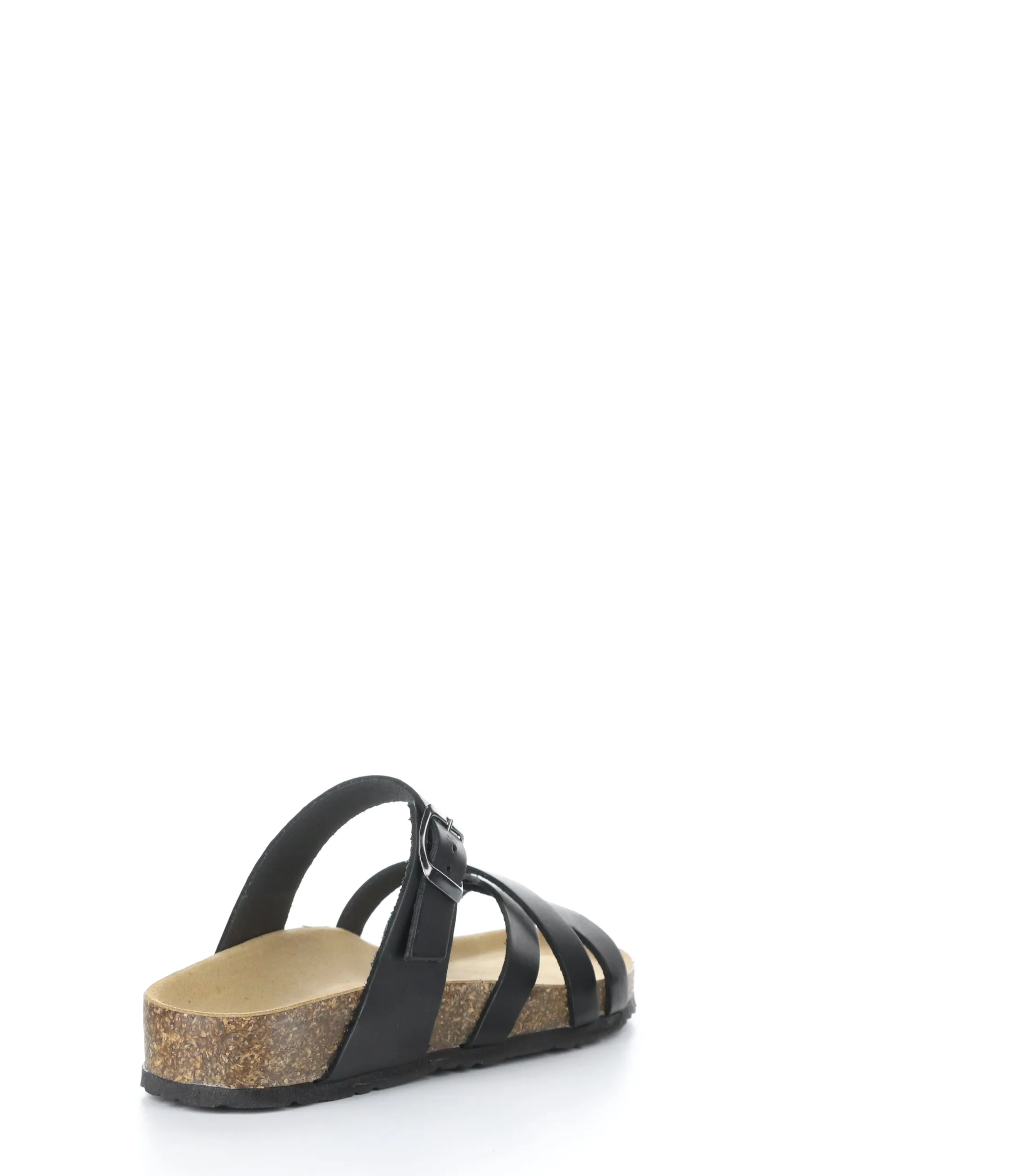 PISCES BLACK Women's Strappy Sandals