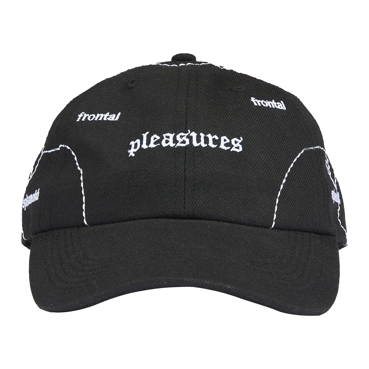 Pleasures Think 6 Panel Hat 'Black'