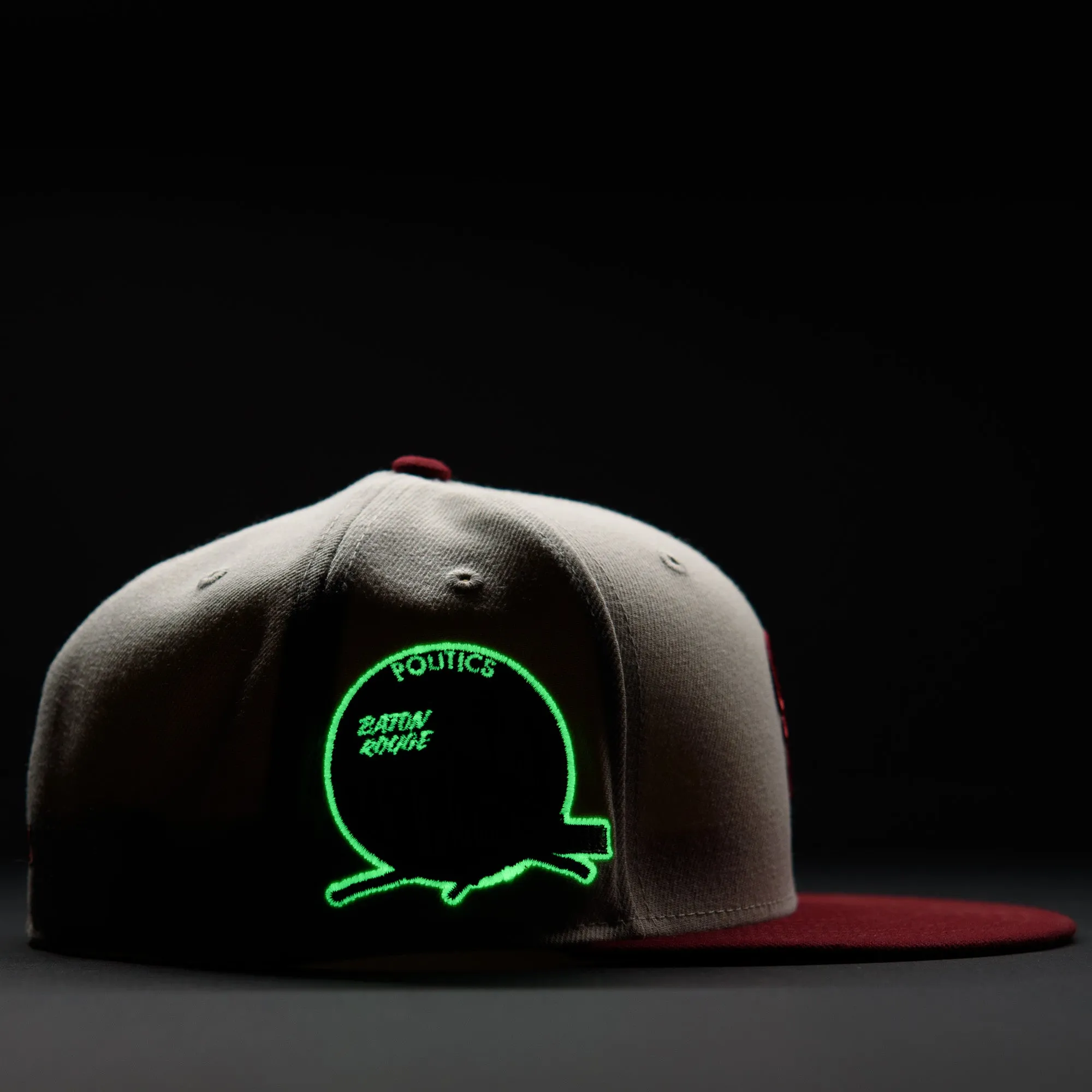 Politics x New Era City Series 59FIFTY Fitted Hat - Cream/Cardinal