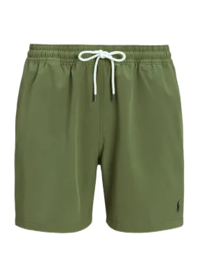 Polo Ralph Lauren Men's Classic Traveler Tree Green Swim Shorts