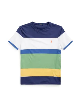 Polo Ralph Lauren Slim Fit Striped Tee Navy Stripe