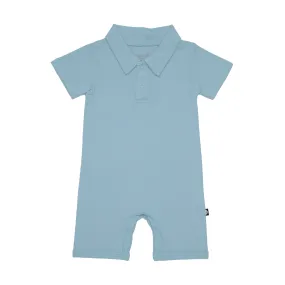 Dusty Blue Polo Shortall