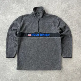 Polo Sport Ralph Lauren 1990s 1/4 Zip Fleece Size M