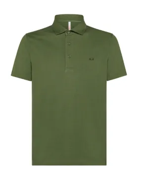 Sun68 men's polo T34130 in green