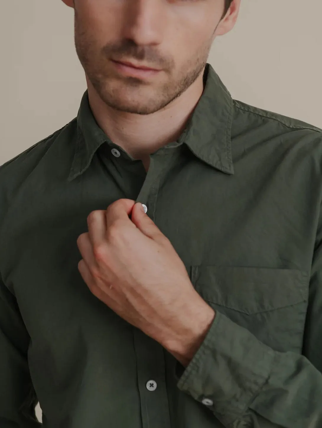 Basil Poplin Shirt