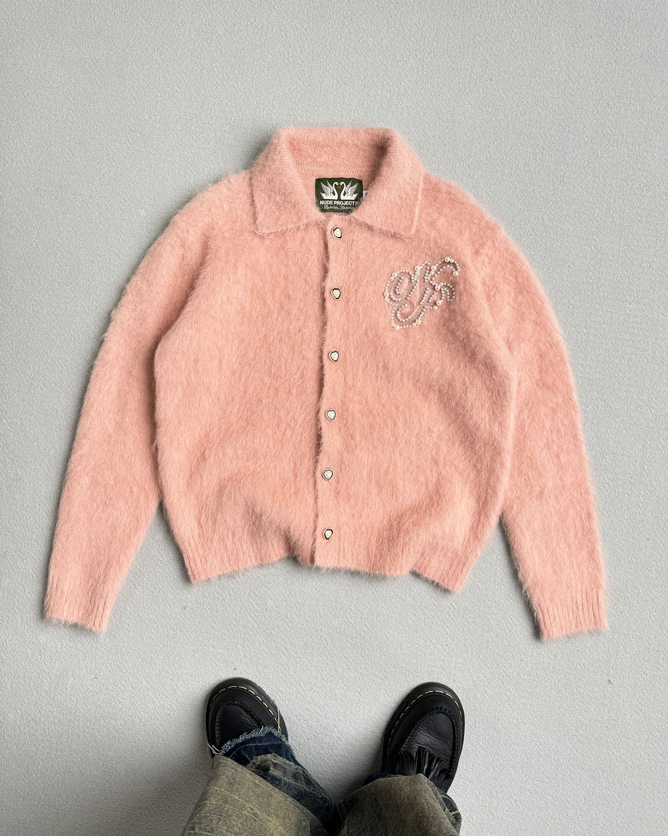 PREMIUM ALPACA BUTTON UP KNIT