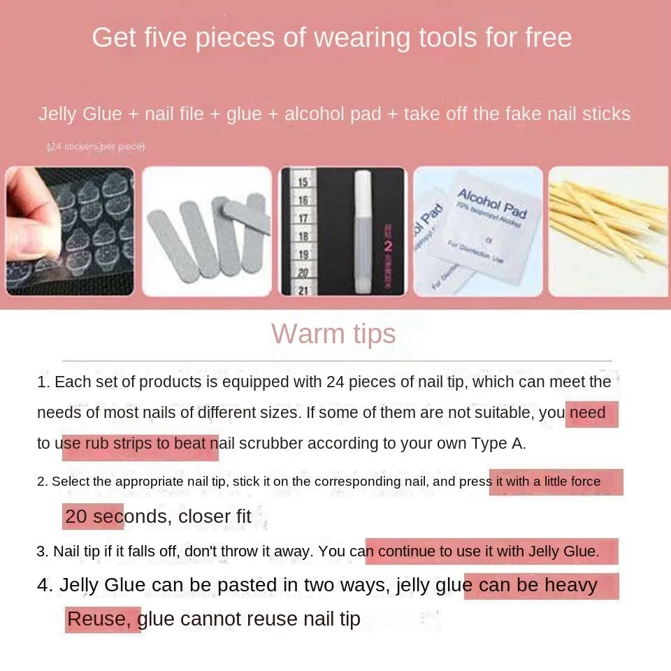 Press on Nails Set【 Amazing Bundle 2 Pairs】- Kimi