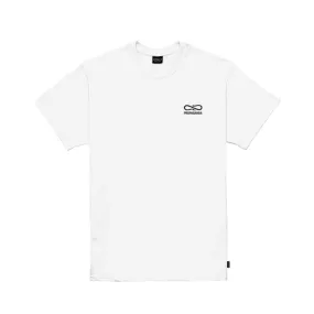 Propaganda EMBROIDERY PRTS845-02 Logo T-Shirt in Cotone Bianco