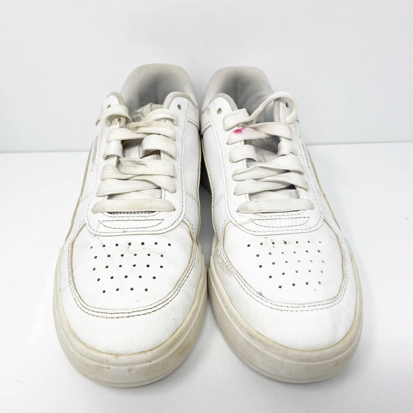 Puma Boys Caven 382056-01 White Casual Shoes Sneakers Size 6C