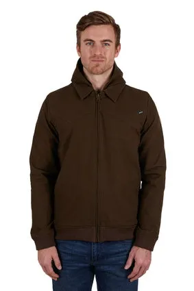 Western-style Men's William Jacket with Removable Hood