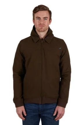 Western-style Men's William Jacket with Removable Hood