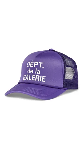 Purple French Logo Trucker Hat