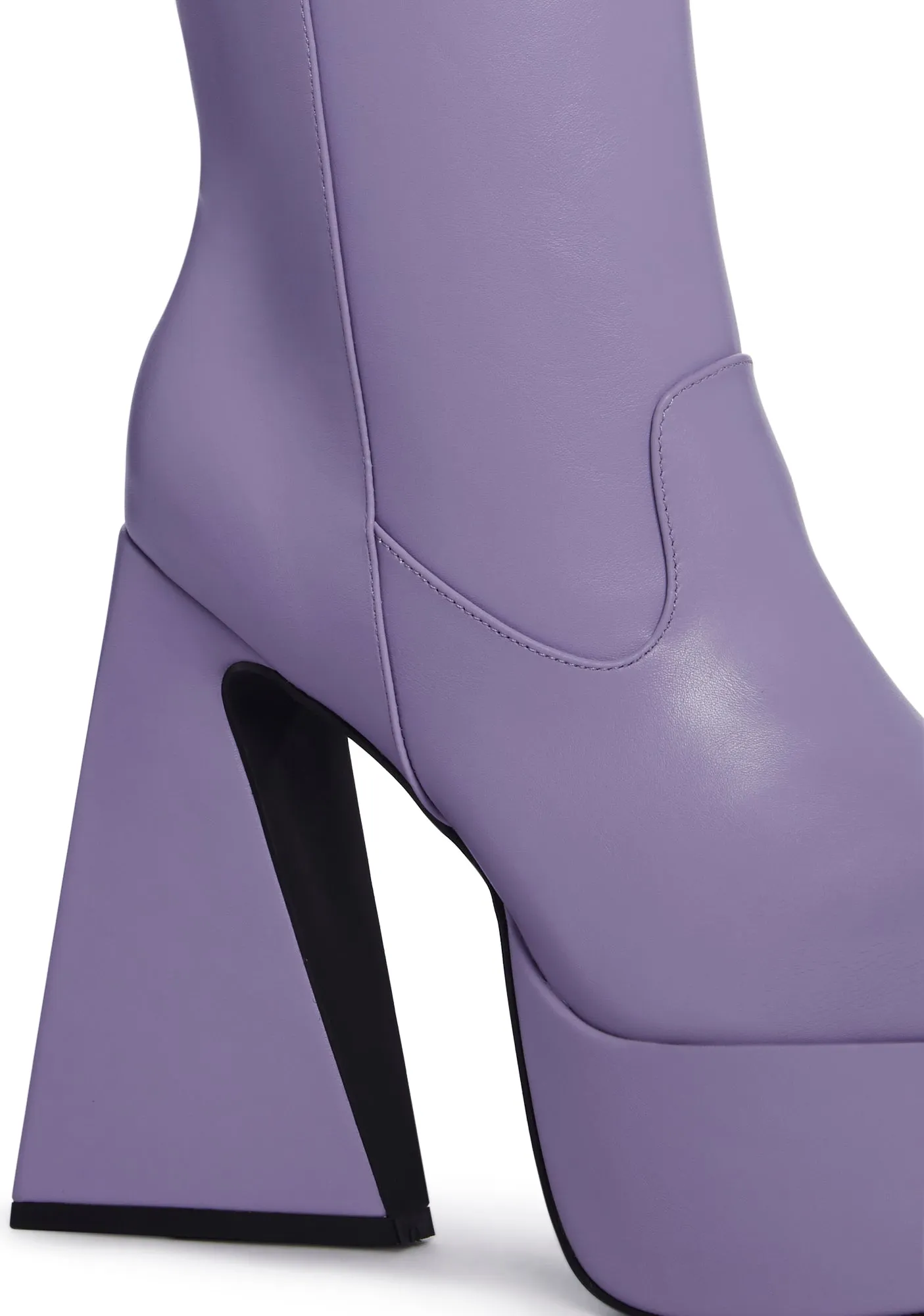 Purple Tori Platform Boots