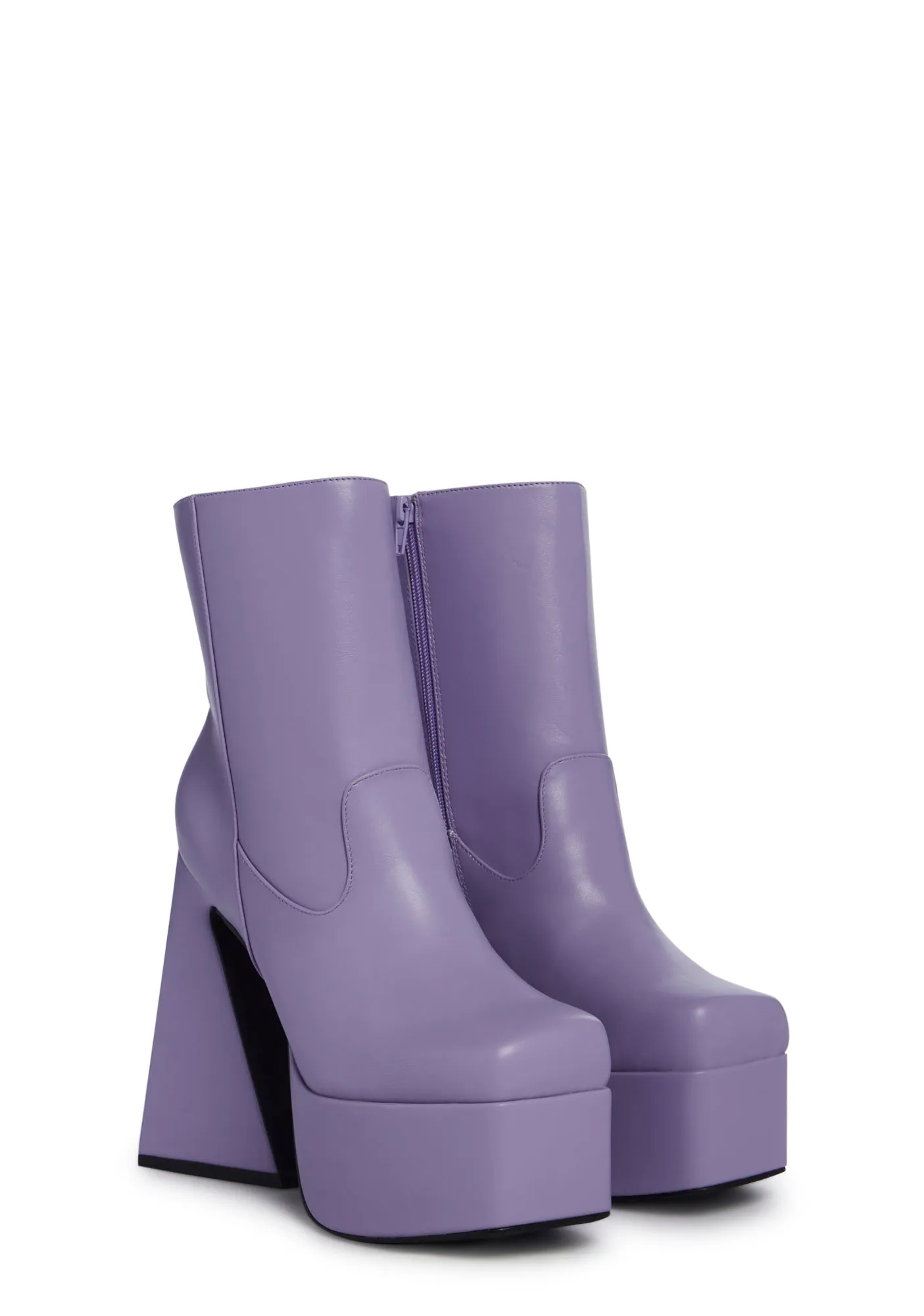 Purple Tori Platform Boots