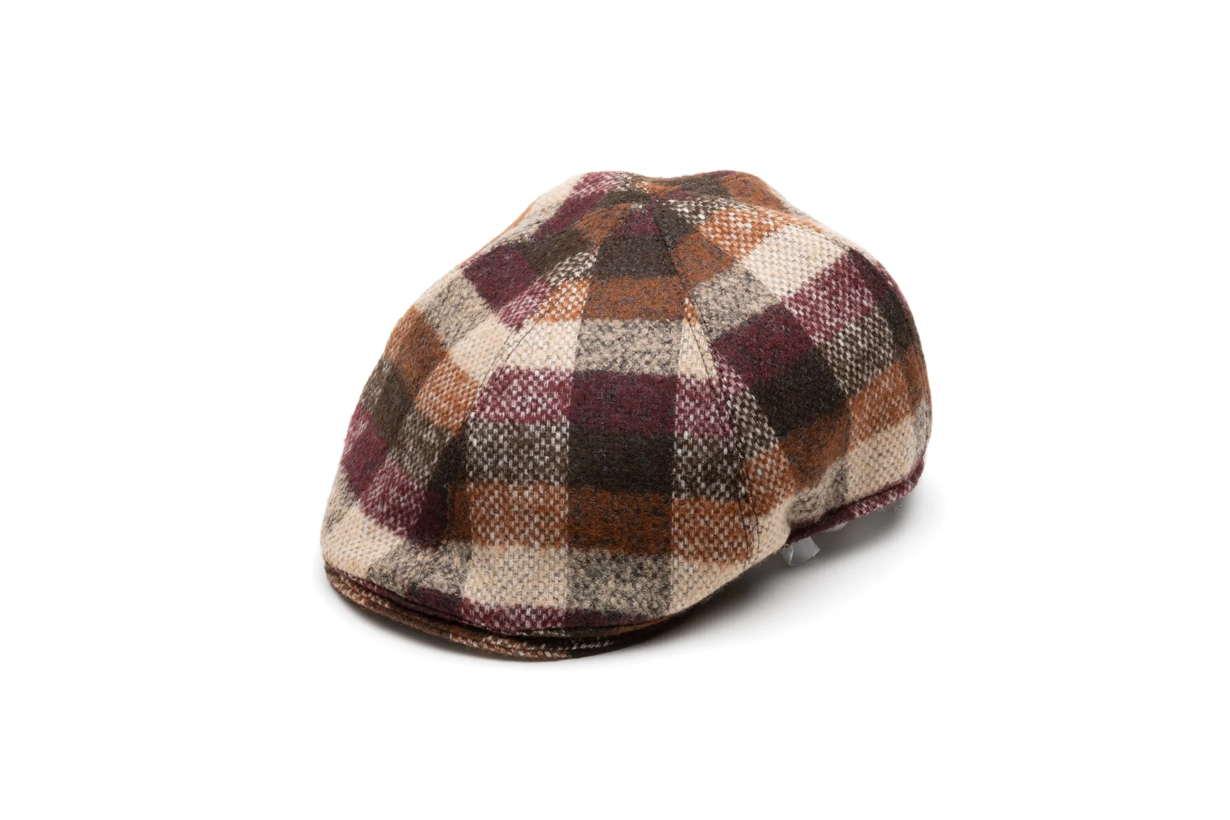 Quadretto Bosco Wool Flat Cap