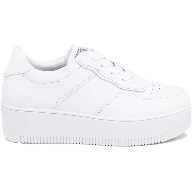 X2612 Queen Helena Platform White Women's Sneakers