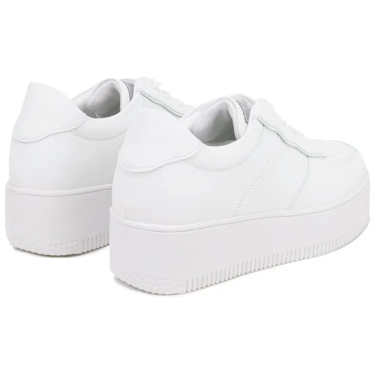 X2612 Queen Helena Platform White Women's Sneakers