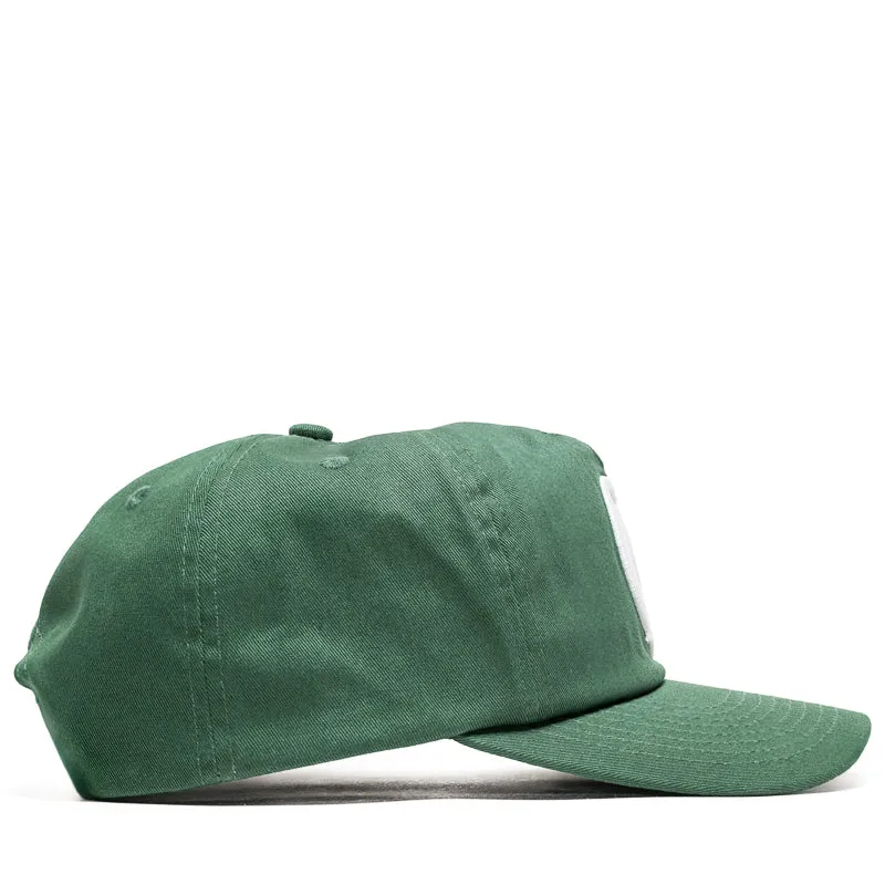 Quiet Golf Monogram 5 Panel Hat - Forest