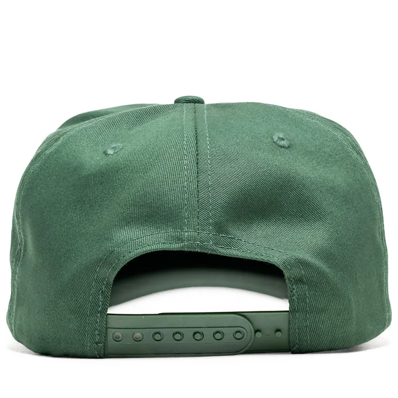 Quiet Golf Monogram 5 Panel Hat - Forest