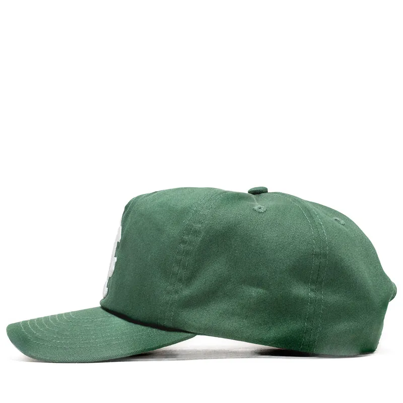 Quiet Golf Monogram 5 Panel Hat - Forest