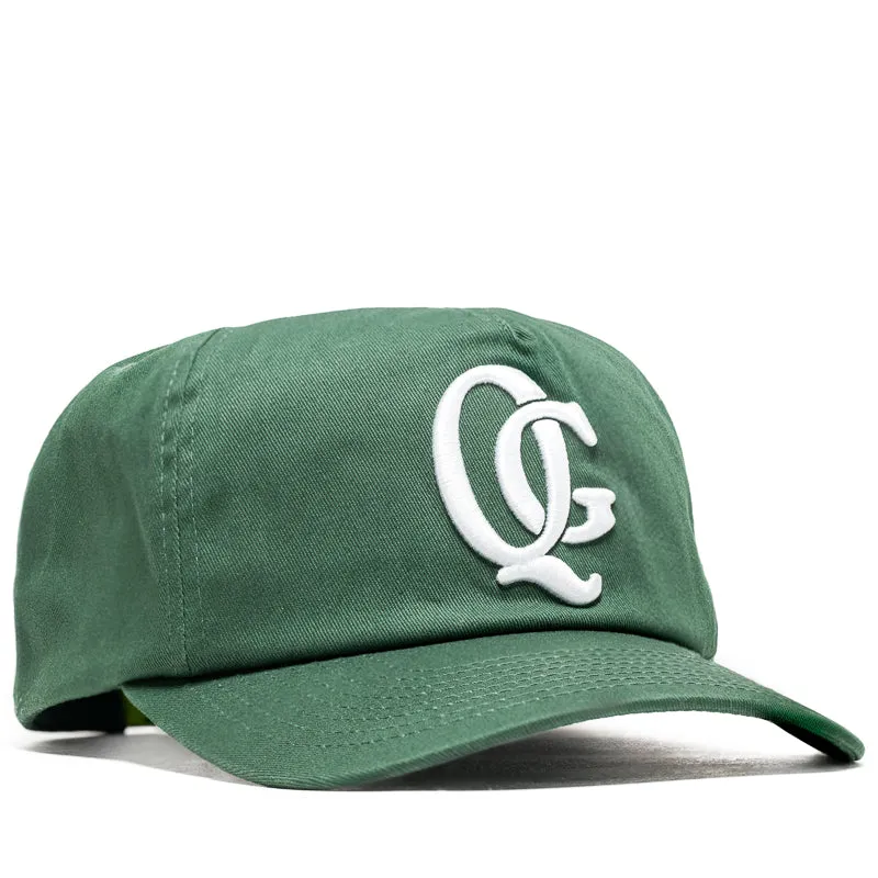 Quiet Golf Monogram 5 Panel Hat - Forest