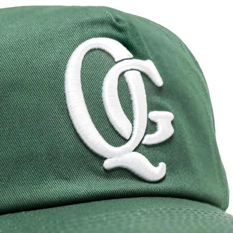 Quiet Golf Monogram 5 Panel Hat - Forest