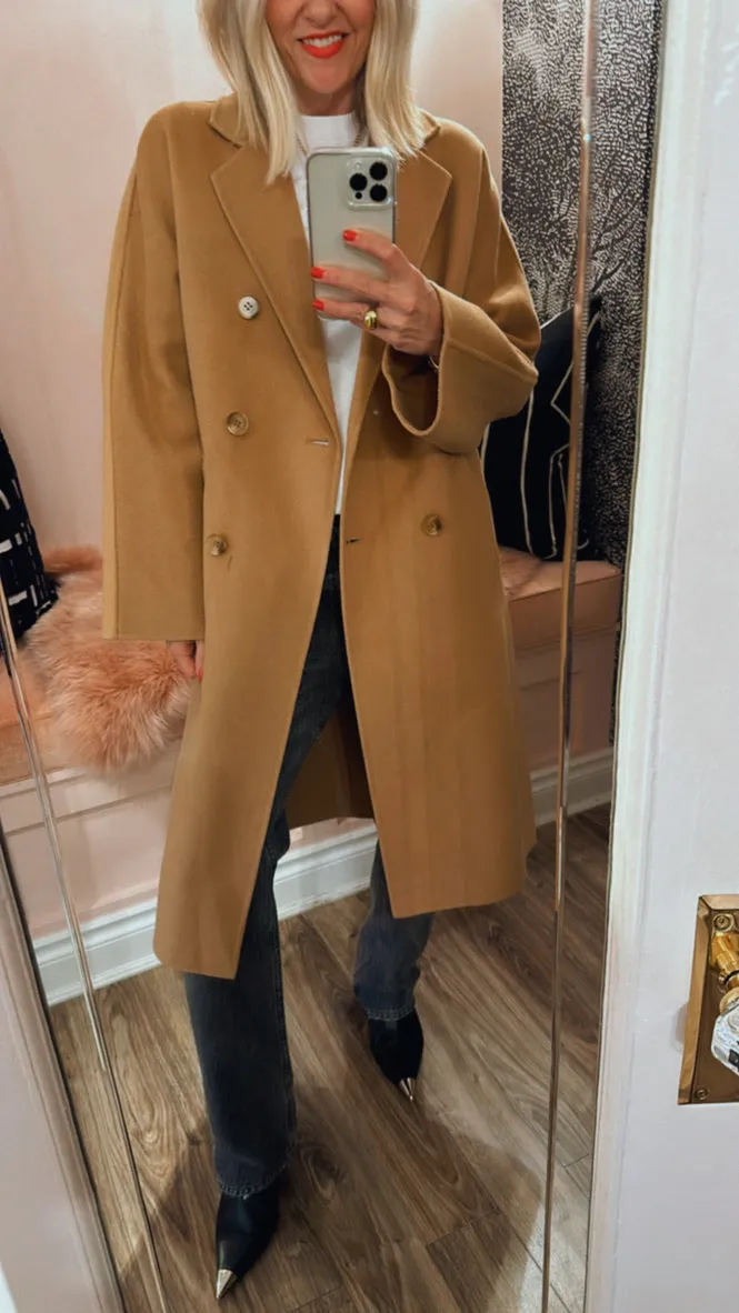 Quinn Cashmere Car Coat: Stylish Outerwear for Winter