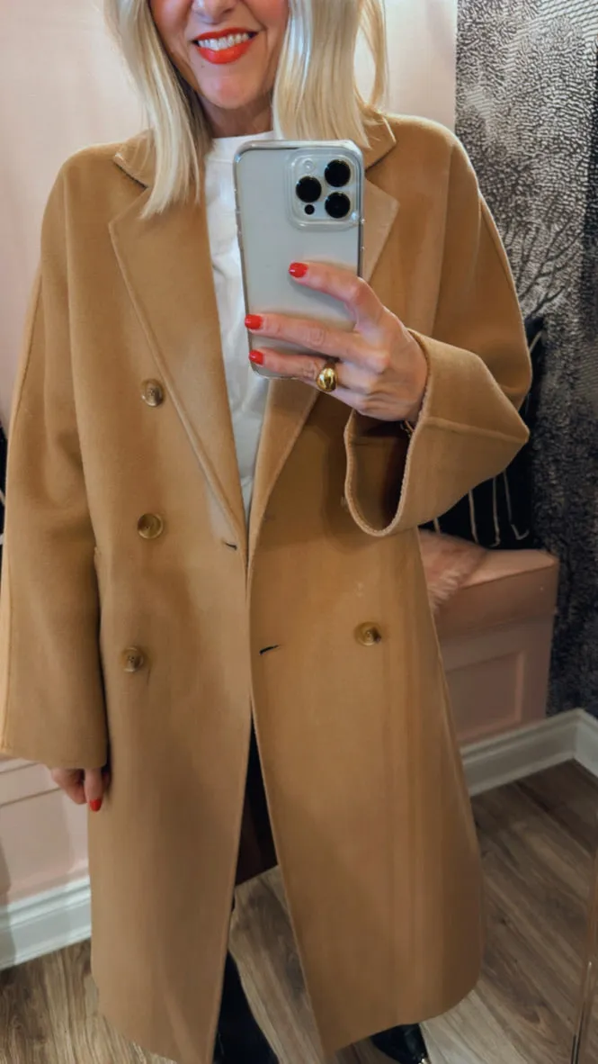 Quinn Cashmere Car Coat: Stylish Outerwear for Winter