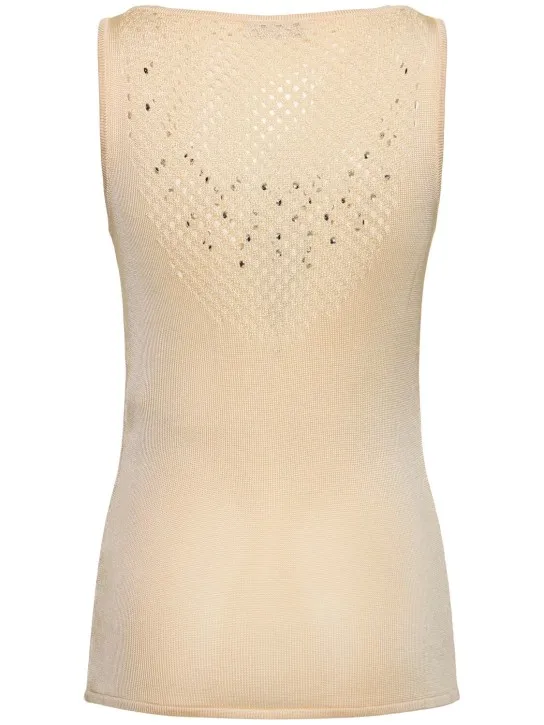 Rabanne   Embellished knit top 