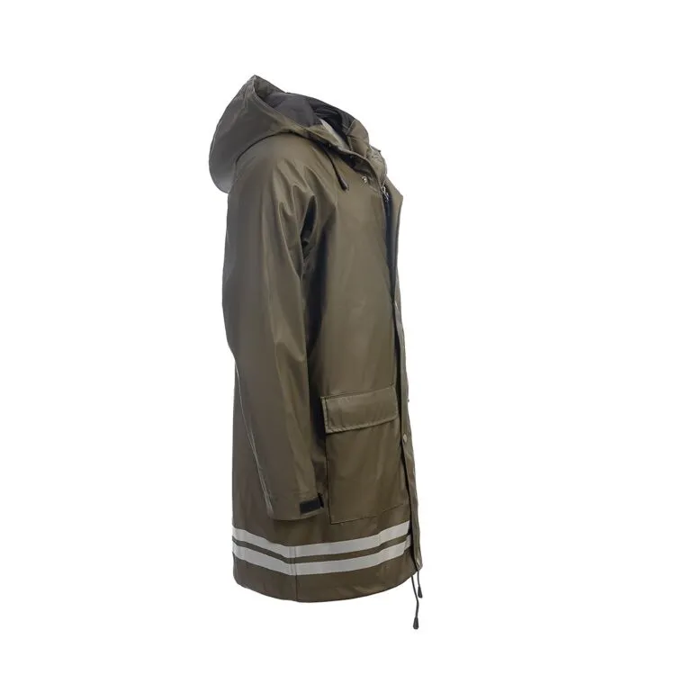 Green Unisex Rain Coat