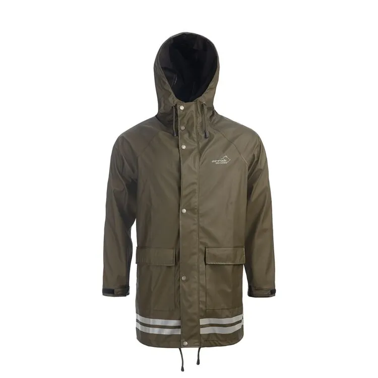 Green Unisex Rain Coat